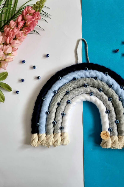 Macrame Rainbow Evil Eye  Home Decor XL | Handmade Rainbow - Stardust Melbourne