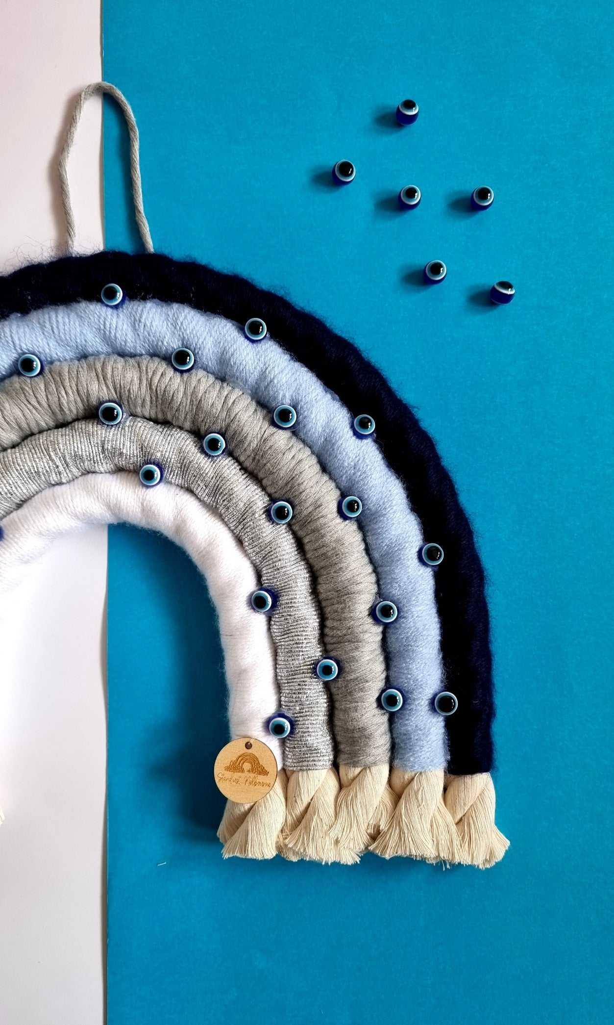 Macrame Rainbow Evil Eye  Home Decor XL | Handmade Rainbow - Stardust Melbourne