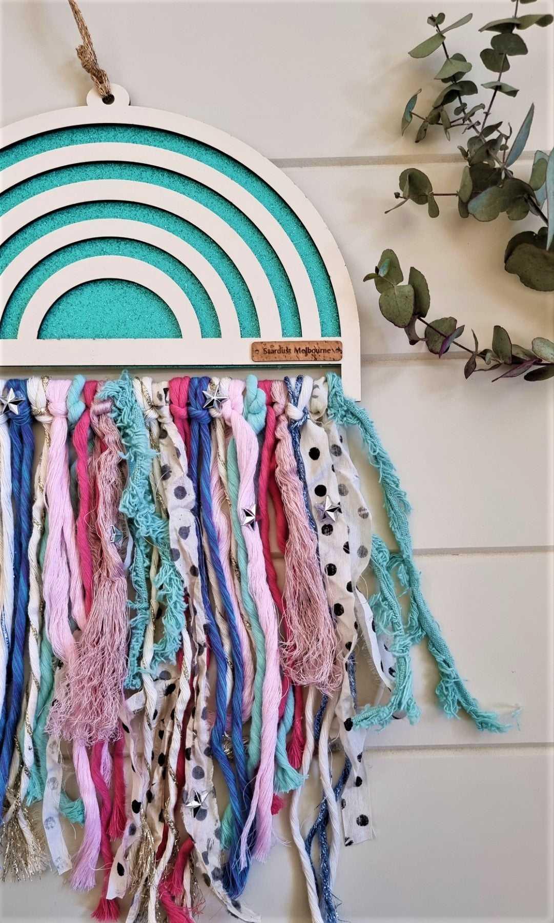 Macrame Rainbow Frame Fun and Creative Wall Hanging | Rainbow Decor - Stardust Melbourne
