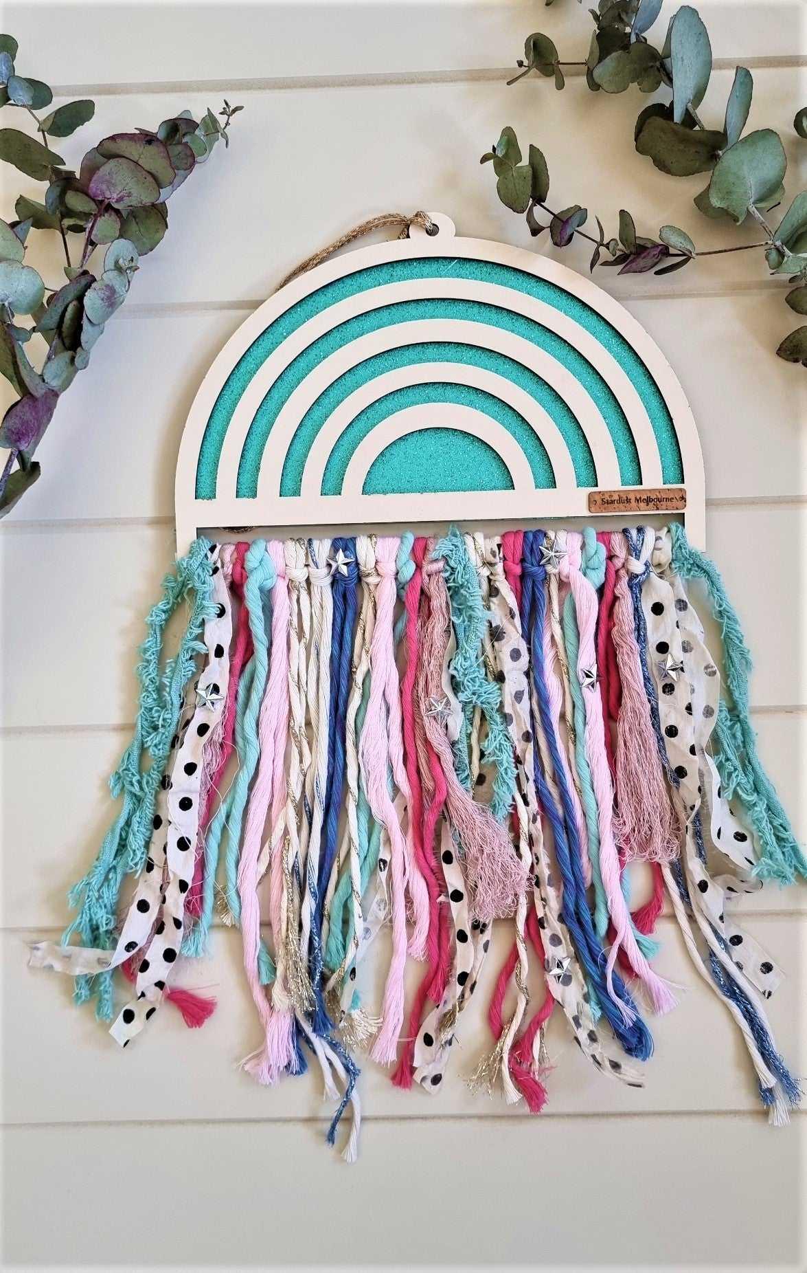 Macrame Rainbow Frame Fun and Creative Wall Hanging | Rainbow Decor - Stardust Melbourne