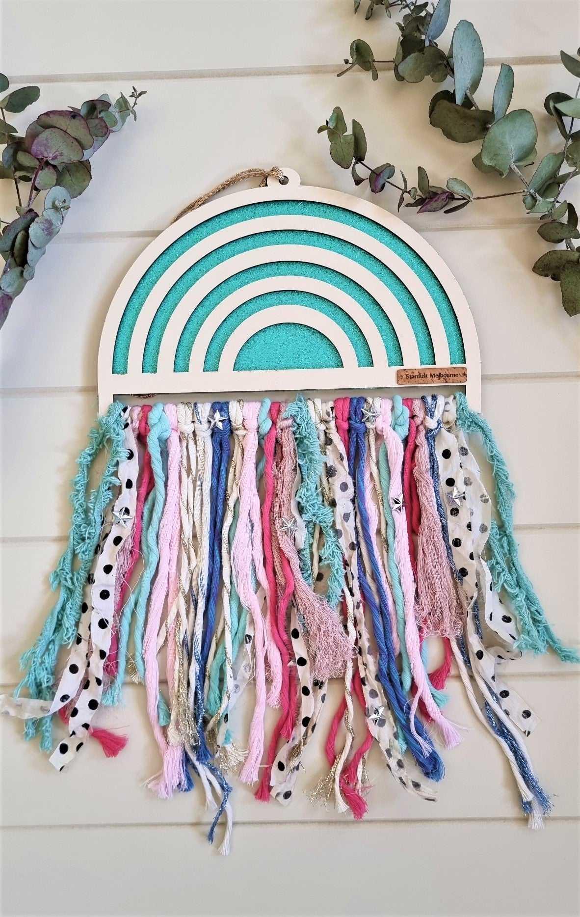 Macrame Rainbow Frame Fun and Creative Wall Hanging | Rainbow Decor - Stardust Melbourne