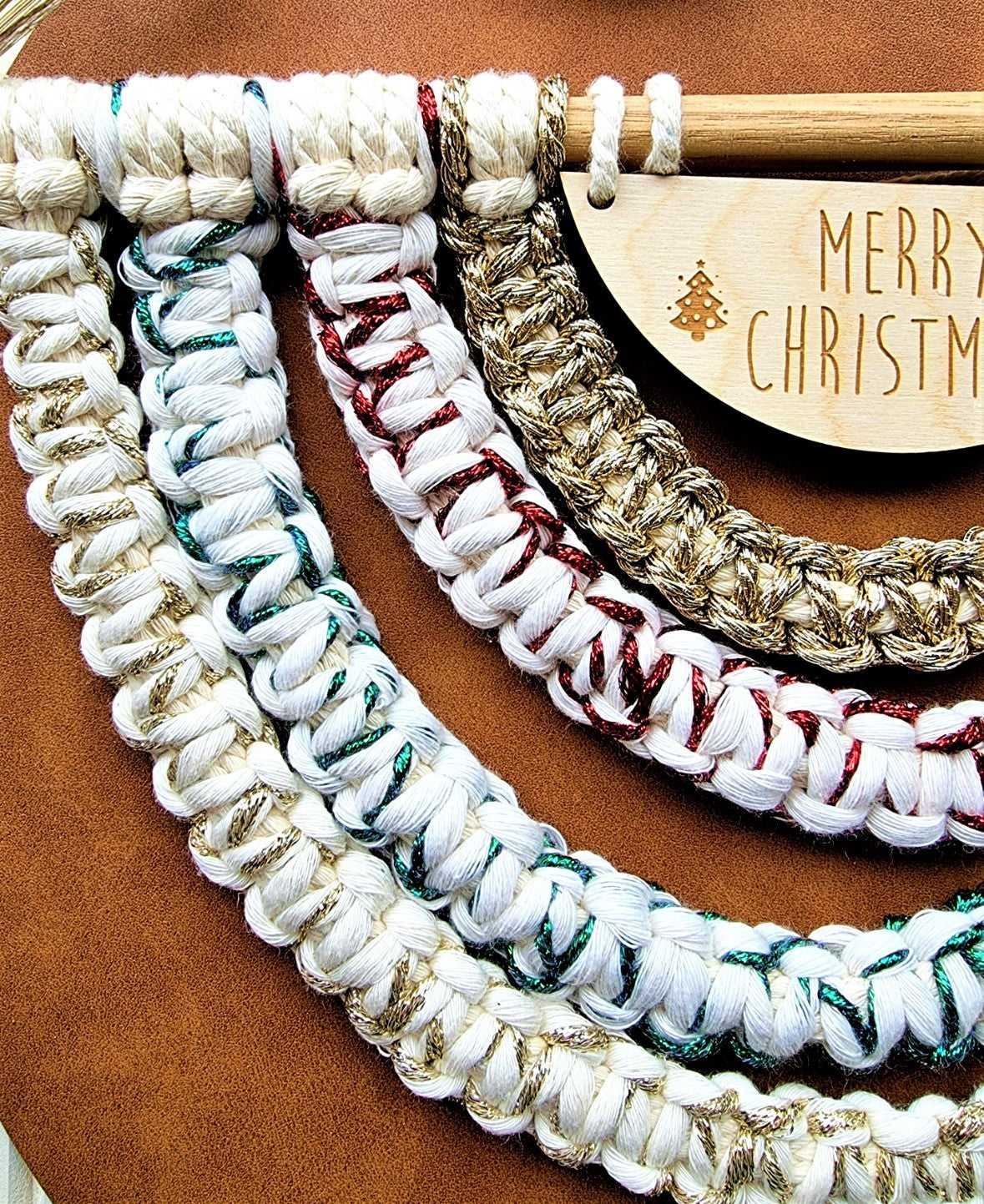 Macrame Rainbow Wall Hanging | Merry Christmas - Stardust Melbourne
