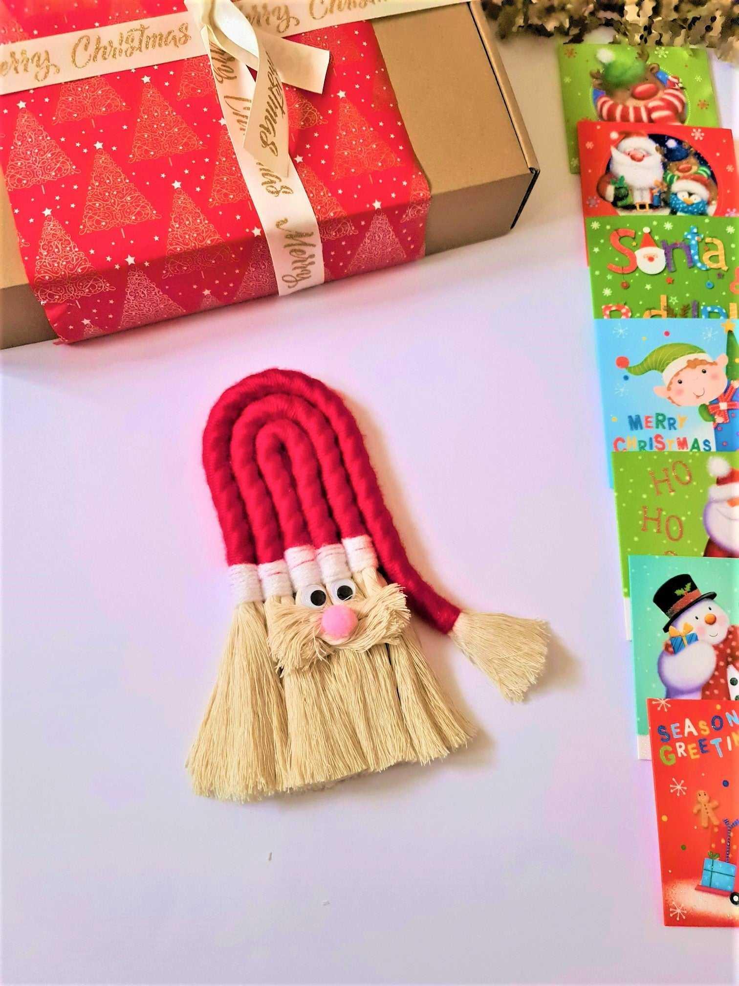 Macrame Santa Clause | Christmas Design - Stardust Melbourne