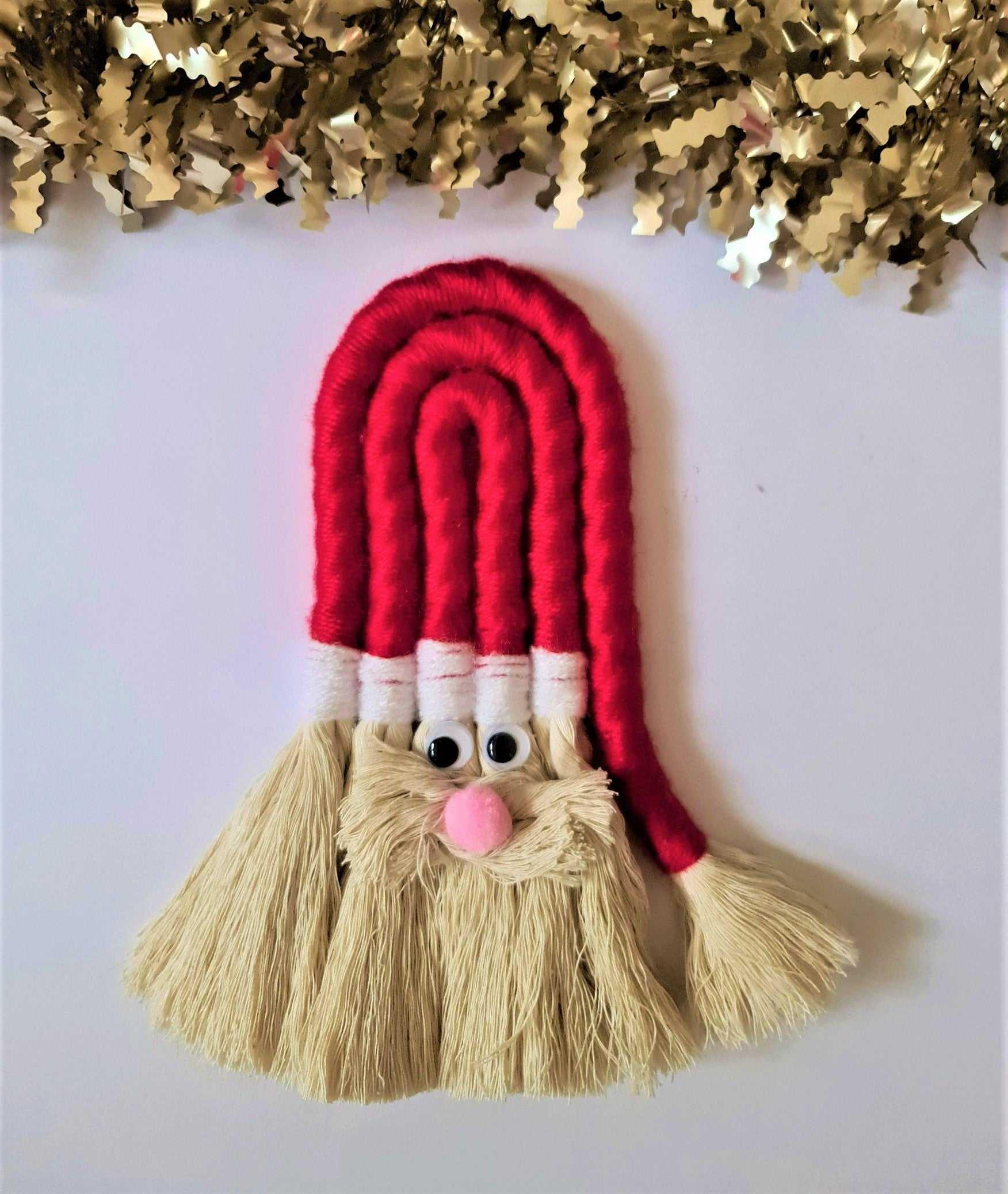 Macrame Santa Clause | Christmas Design - Stardust Melbourne
