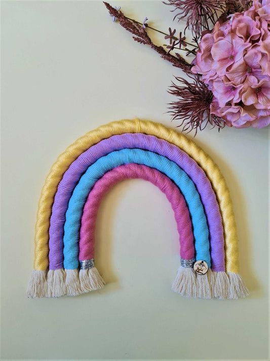 Pastel Dream Macrame Rainbow -Large - Stardust Melbourne