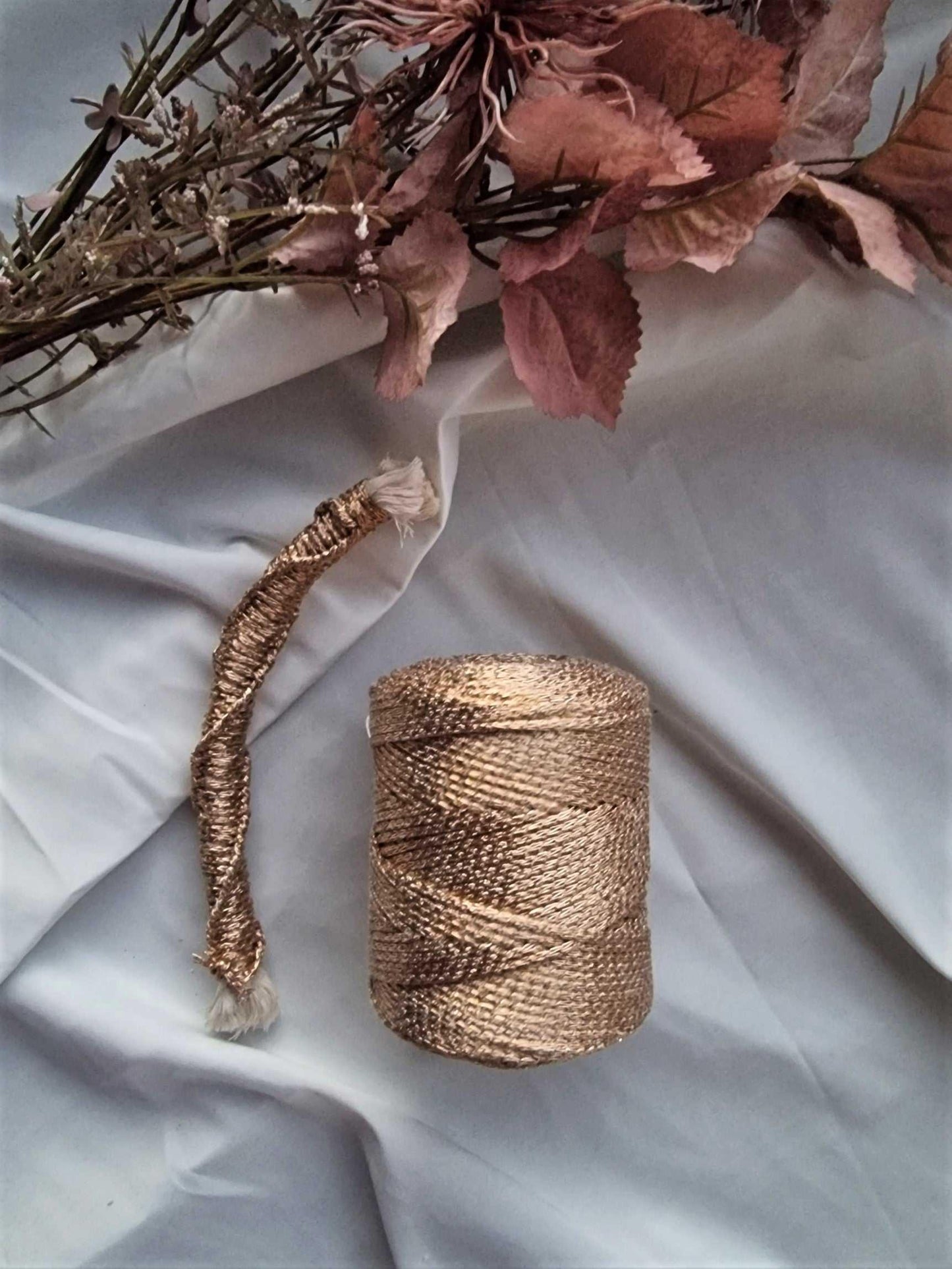 Shiny Macrame cord Shiny Luxe String | Gold - Rose Gold - Silver Stardust Melbourne