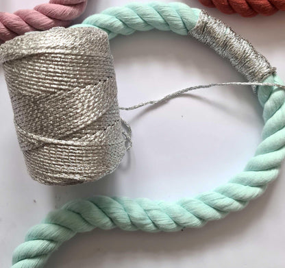 Shiny Macrame cord Shiny Luxe String | Gold - Rose Gold - Silver Stardust Melbourne