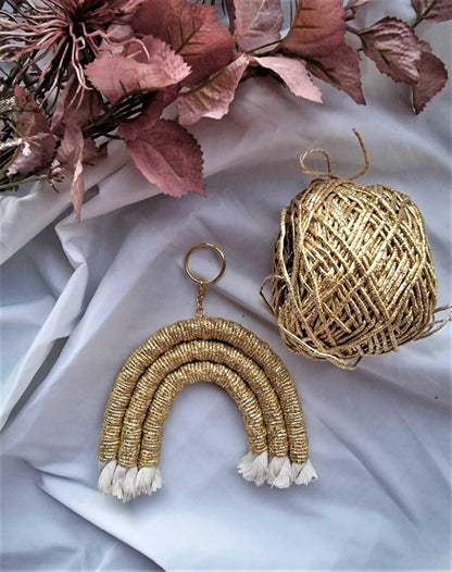 Shiny Macrame String | Gold Stardust Melbourne