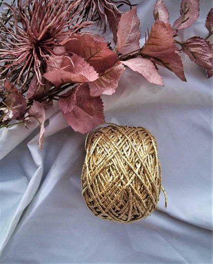 Shiny Macrame String | Gold Stardust Melbourne