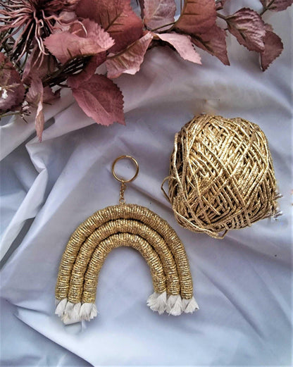 Shiny Macrame String | Gold Stardust Melbourne