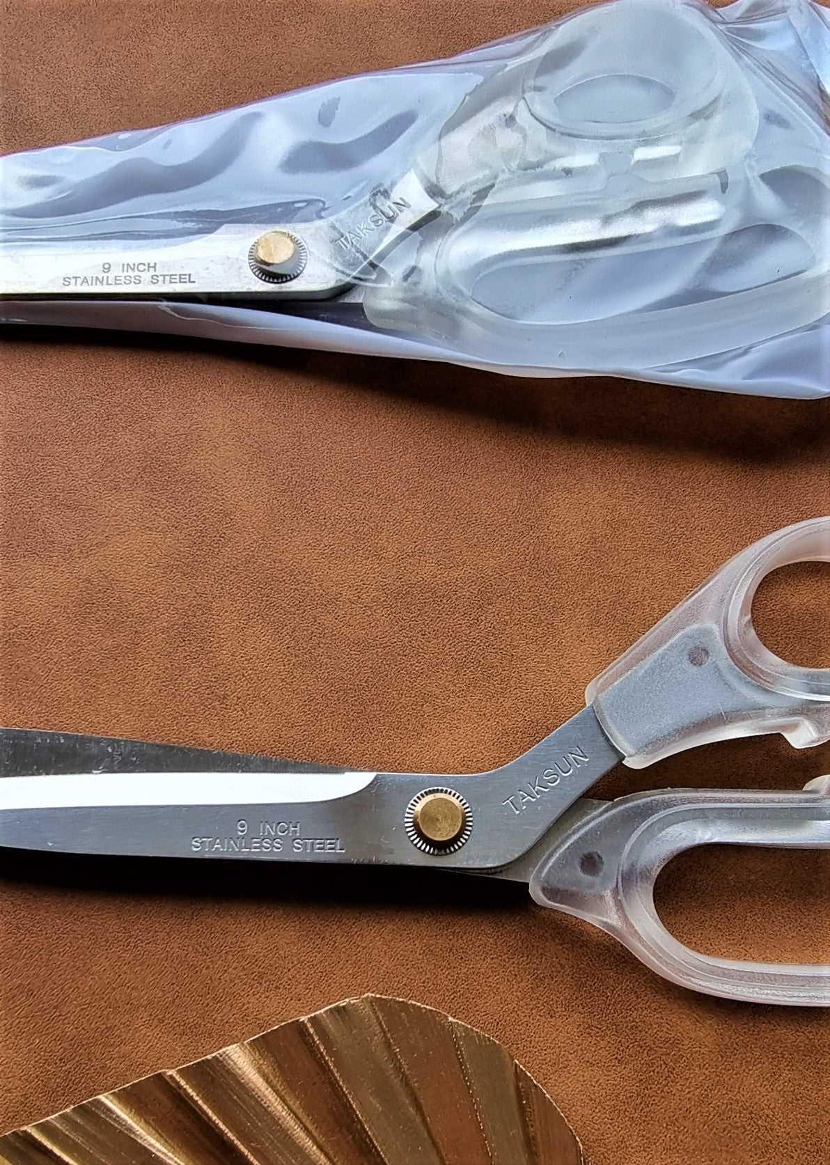 Transparent Handle Stainless Steel Scissors 23cm | Length 9'' |  Weight 140g Stardust Melbourne