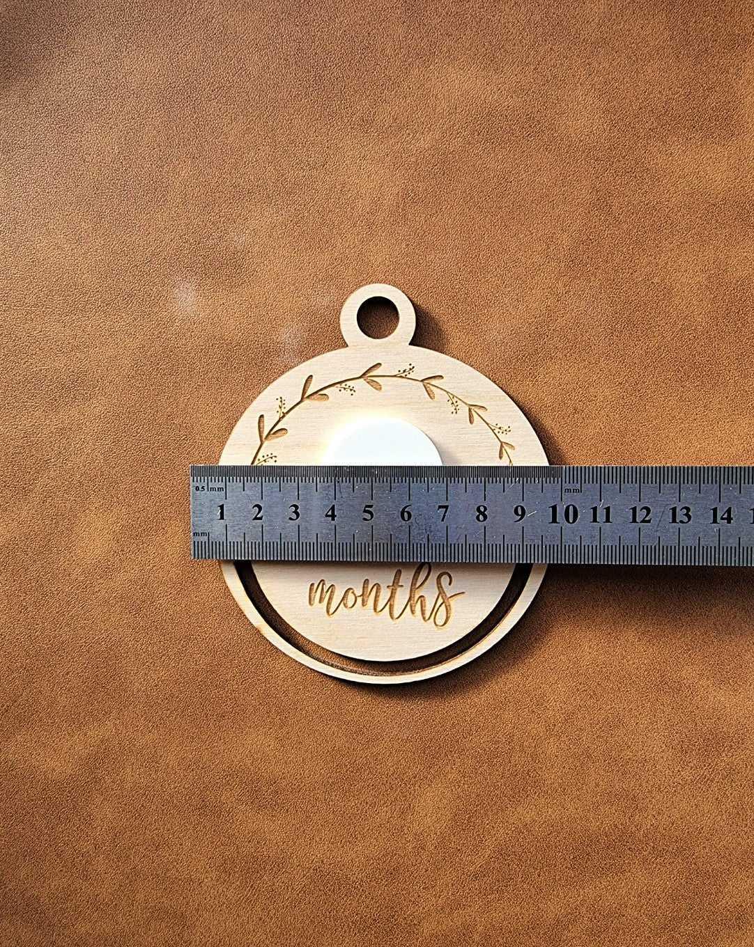Wooden Macrame Baby Milestone Frame | L : 20cmx23cm | S : 10cmx11cm Stardust Melbourne